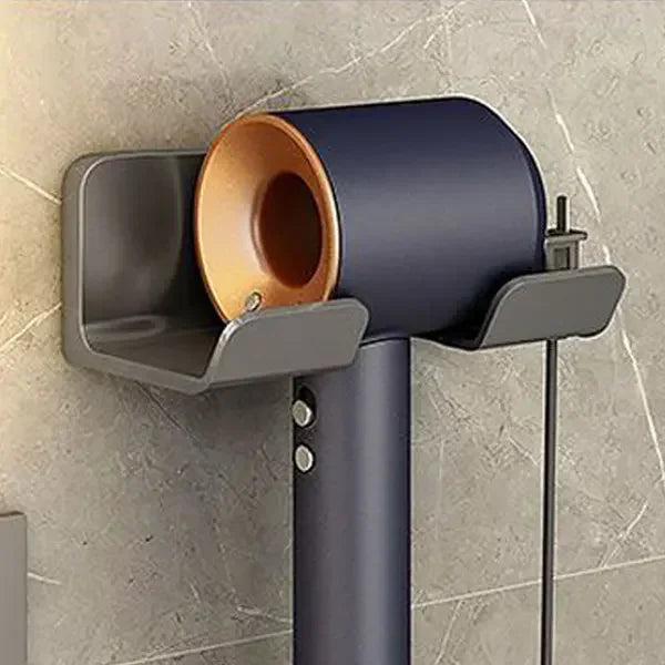 Wall-Mounted Hair Dryer Holder – No-Drill Hands-Free Blow Dryer Stand Dealprice.co.uk