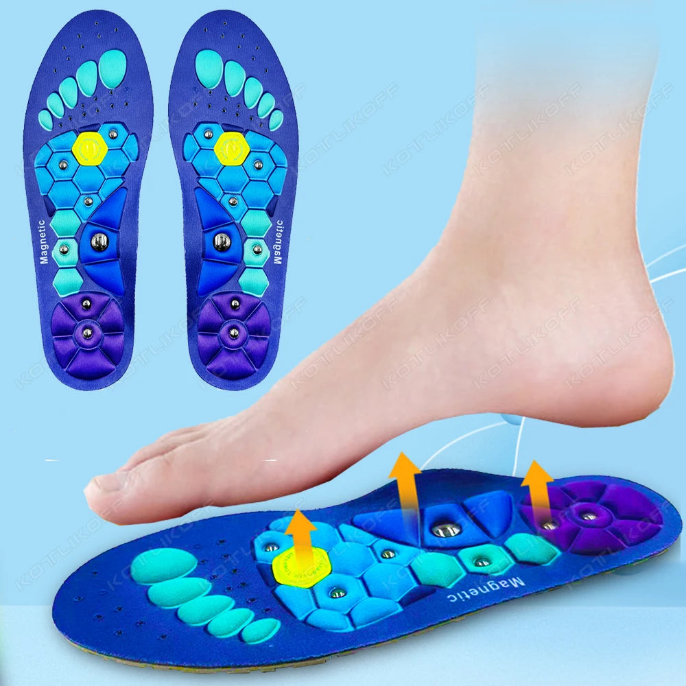 Magnetic Acupressure Insoles for Men & Women – Orthopaedic Gel Inserts