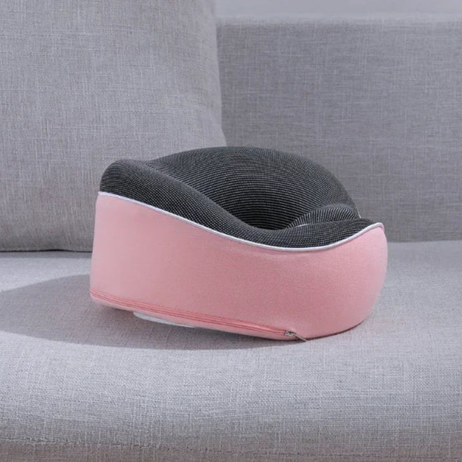 Memory Foam U-Shaped Travel Neck Pillow for Airplane, Car & Office
