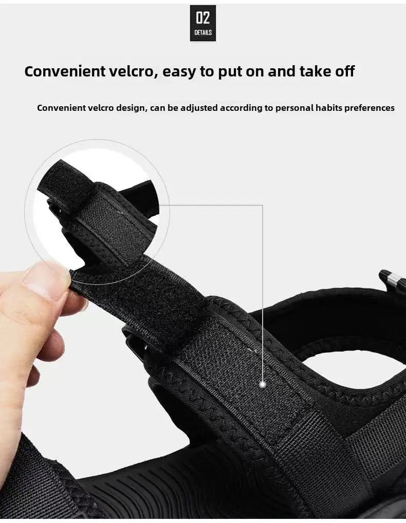 Men’s Summer Sandals – Adjustable Lightweight Sport Style Non-Slip Outdoor Shoes