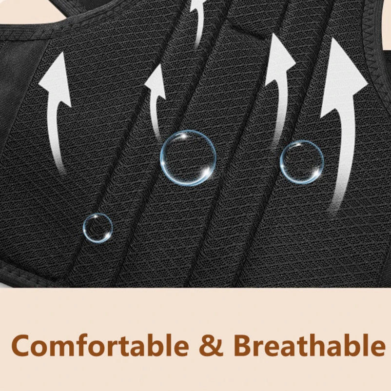 Back Support Posture Corrector Brace Lightweight Unisex Belt for Fitness