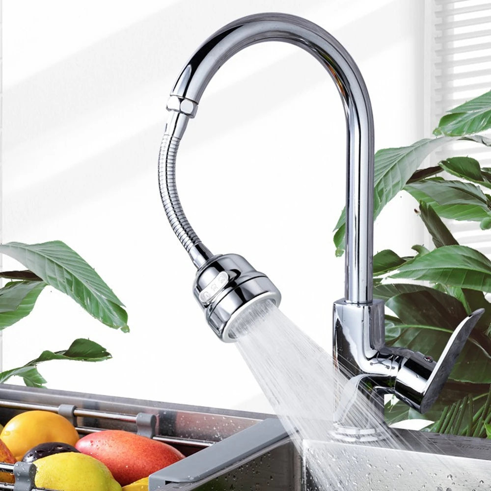 Tap Nozzle with 3 Water Modes–360° Rotating Tap Spray Nozzle for Kitchen & Bathroom
