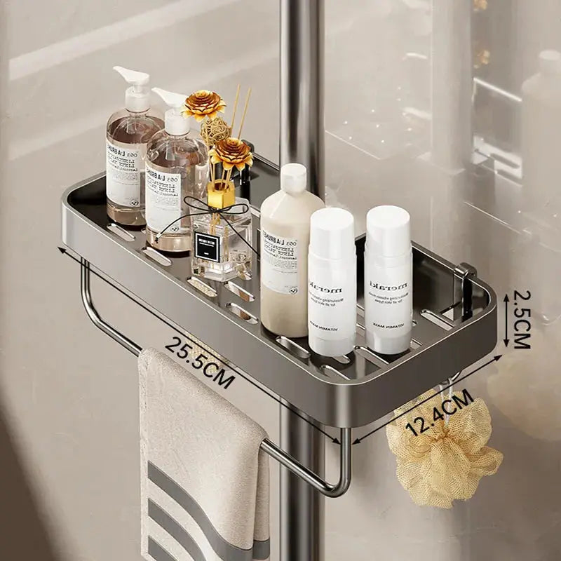 Removable No-Drill Shower Shelf – Sleek & Functional Storage Solution Dealprice.co.uk