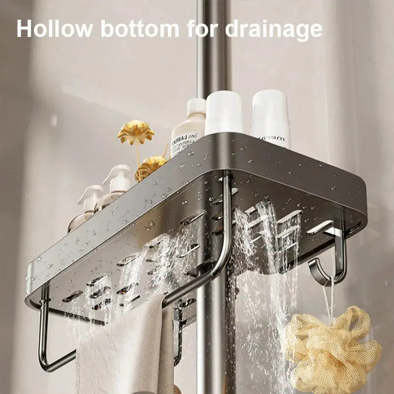 Removable No-Drill Shower Shelf – Sleek & Functional Storage Solution Dealprice.co.uk