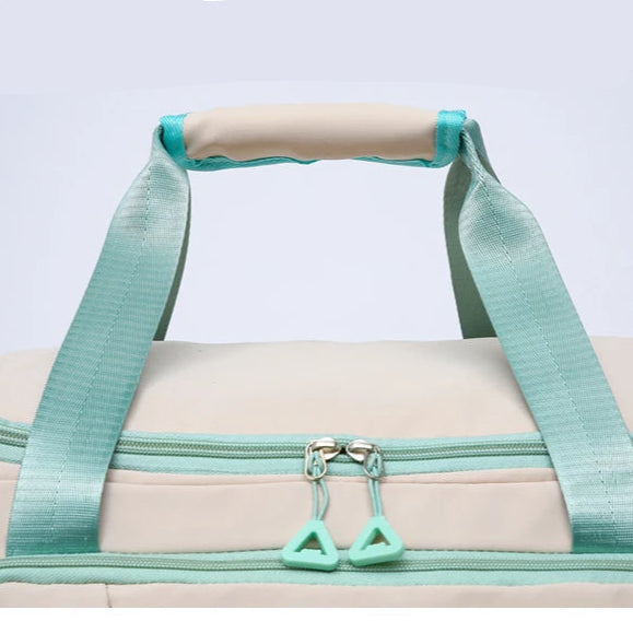 Women’s Large Oxford Travel Tote – Waterproof Gym & Weekend Shoulder Bag