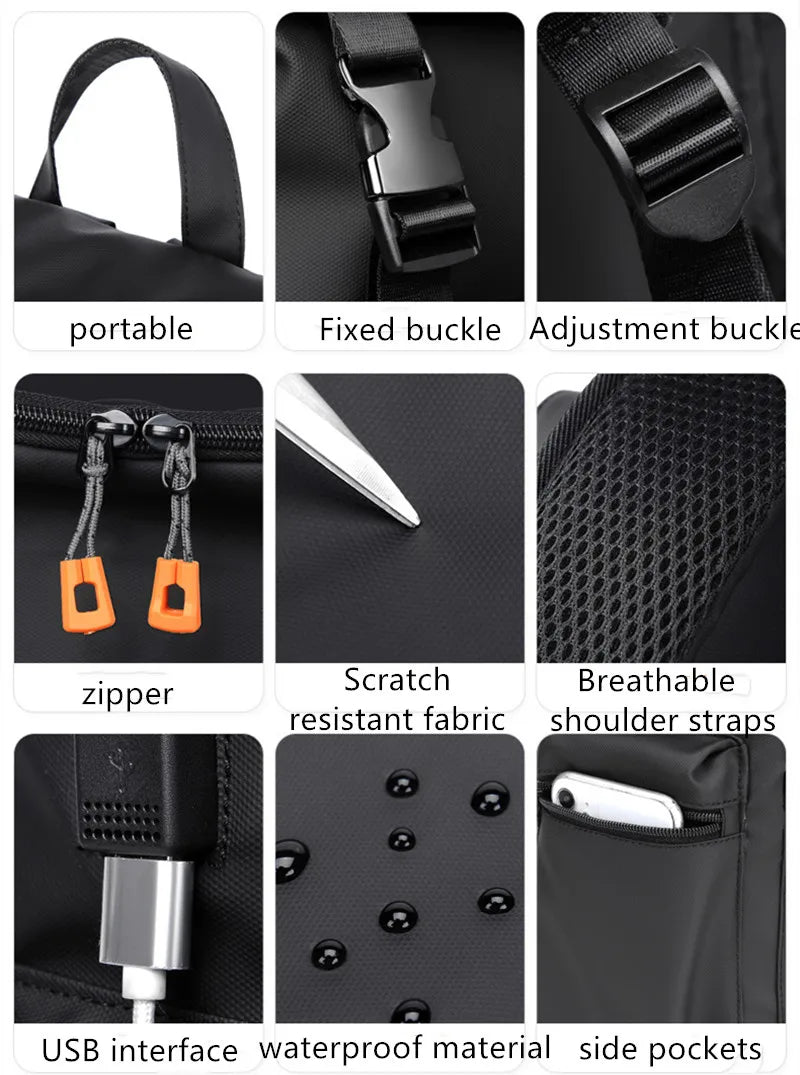 Large-Capacity Business & Travel Laptop Backpack – Stylish & Functional Dealprice.co.uk