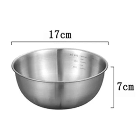 Stainless Steel Bowl Set –, Multipurpose Kitchen Use Bowls (Set of 4)