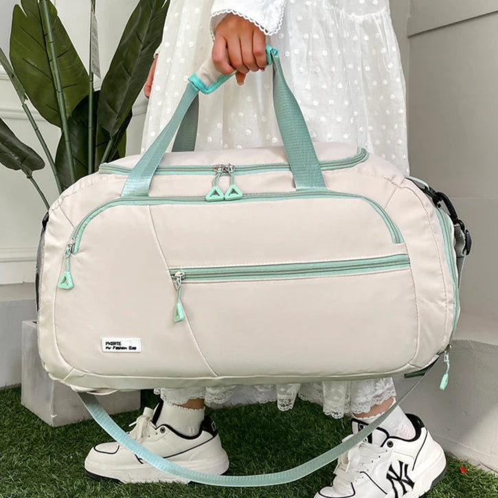 Women’s Large Oxford Travel Tote – Waterproof Gym & Weekend Shoulder Bag