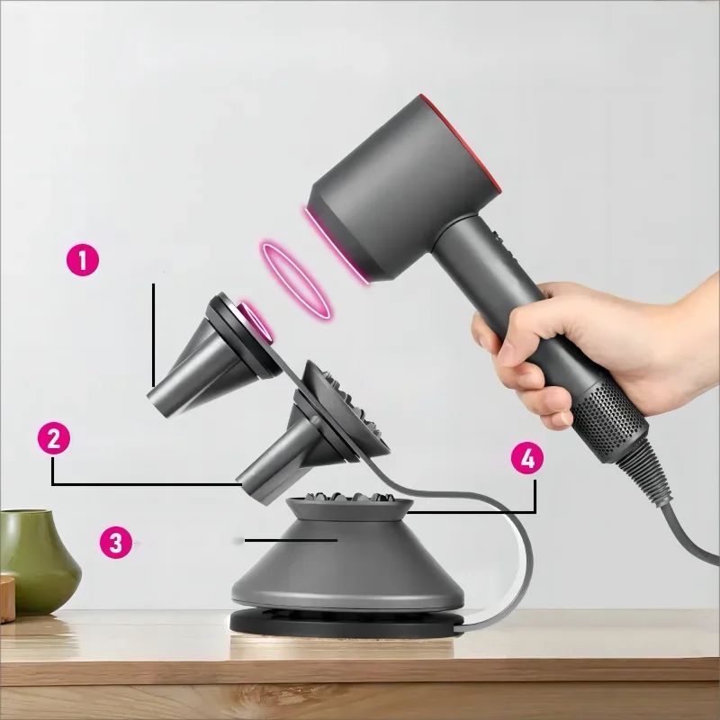 Tabletop Hair Dryer Rack – Metal Stand for Dyson Hair Dryer Dealprice.co.uk