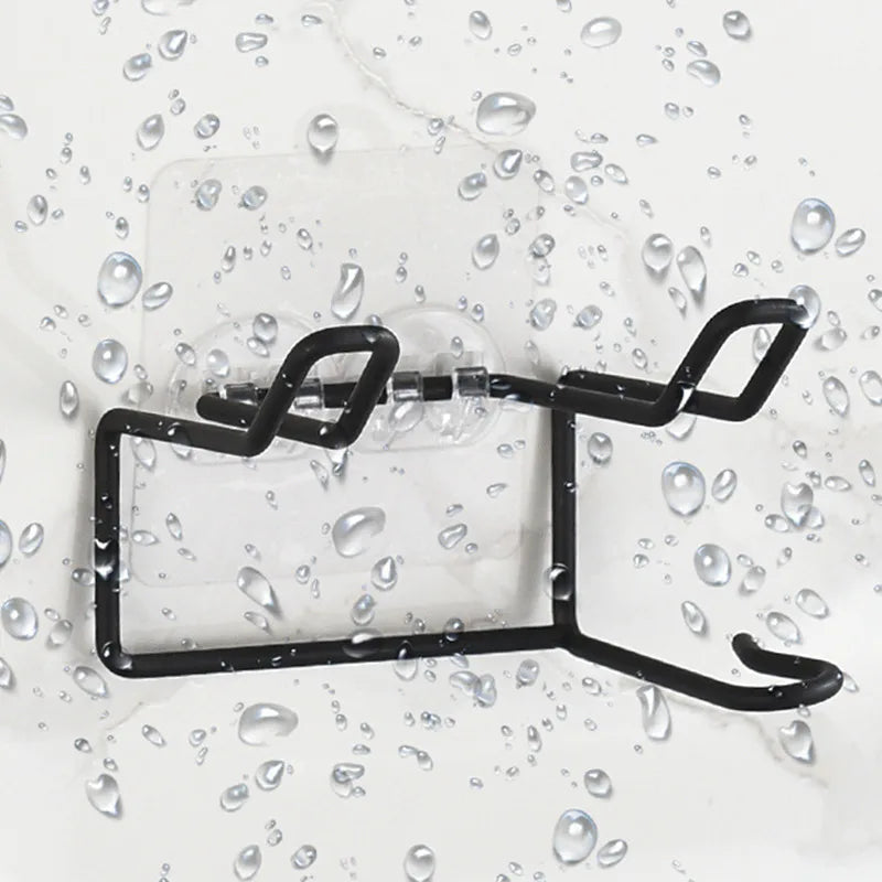 No-Drill Wall-Mounted Stainless Steel Hair Dryer Holder & Organizer Dealprice.co.uk