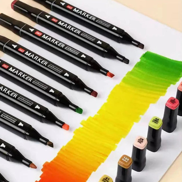 Double-Headed Art Marker Pen Set Drawing, Sketching, Manga, Graffiti, DIY Art