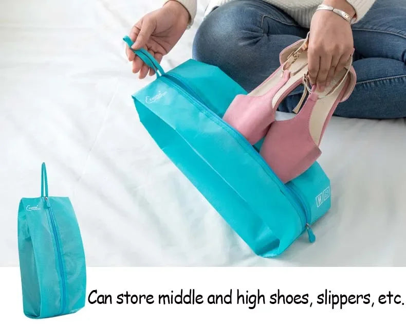 7/6 PCS Travel Organizer Set – Waterproof Packing Cubes for Clothes and Accessories