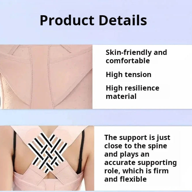 Women’s Posture Corrector Adjustable Back & Shoulder Brace for Upright Posture