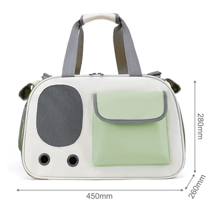 Portable Foldable Pet Carrier Bag – Shoulder Handbag for Small Dogs & Cats Dealprice.co.uk