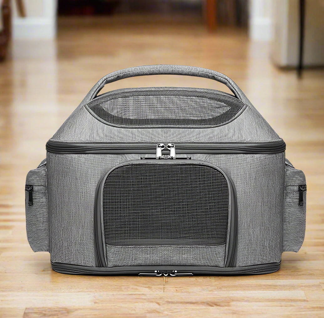 Foldable Cat Tote Bag – Breathable & Portable Crossbody Pet Carrier Dealprice.co.uk