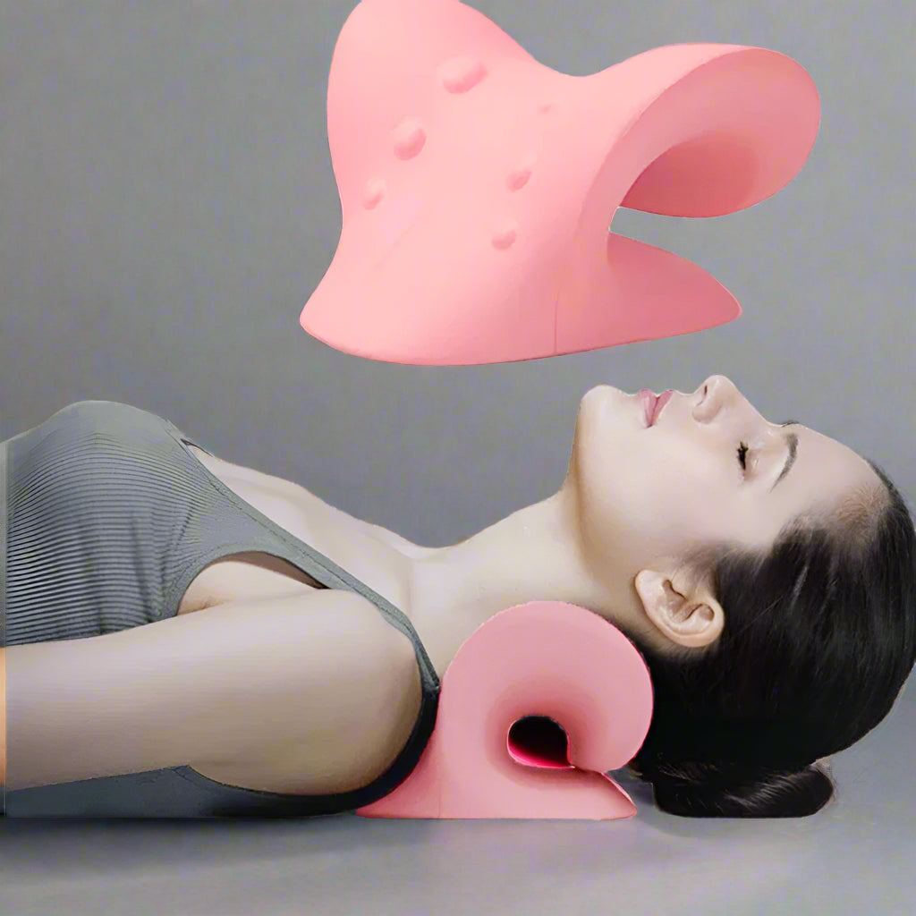 Neck and Shoulder Stretcher Pillow – Neck align Chiropractic Neck Pillow Stretcher