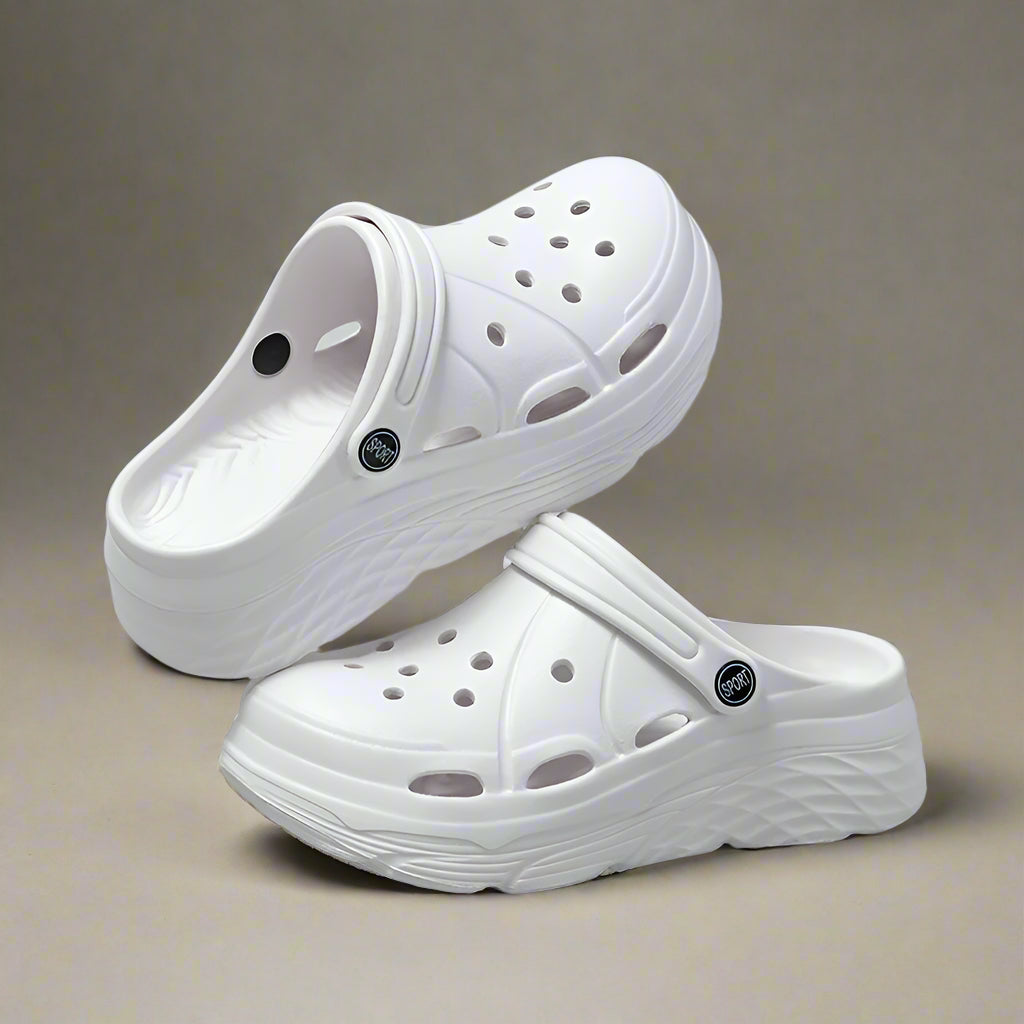 Women's Platform Non-Slip Garden Sandals – Summer Hollow Out EVA Clogs