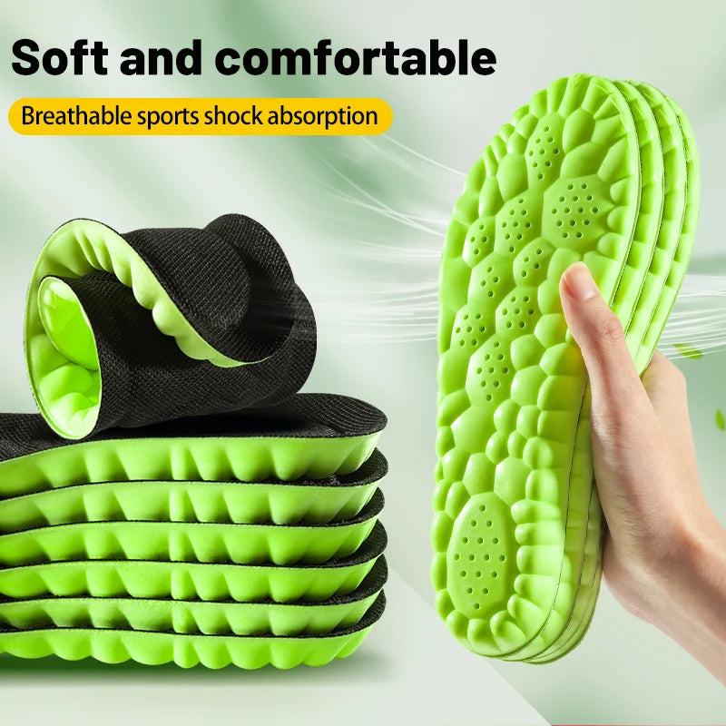 4D Cloud Sport Insoles – Shock Absorbing, Arch Support, Orthopedic Shoe Inserts