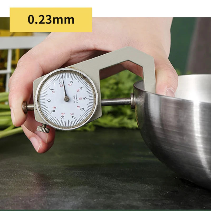 304 Stainless Steel Frying Pan – Non-Stick Skillet for Gas & Induction Cookers