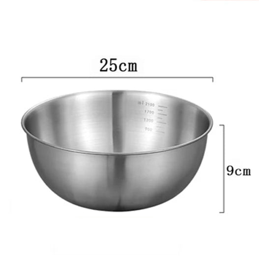 Stainless Steel Bowl Set –, Multipurpose Kitchen Use Bowls (Set of 4)
