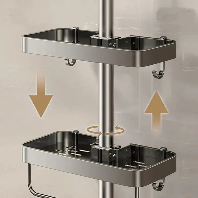 Removable No-Drill Shower Shelf – Sleek & Functional Storage Solution Dealprice.co.uk