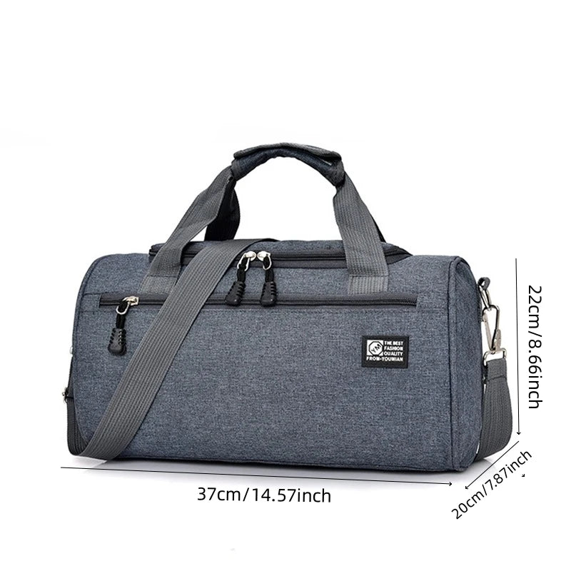 Compact Oxford Fabric Travel Duffle – Crossbody Weekend Carry Bag