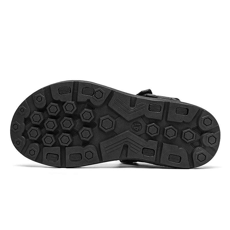 Men’s Casual Comfortable Outdoor Sandals – Hook & Loop Summer Shoes