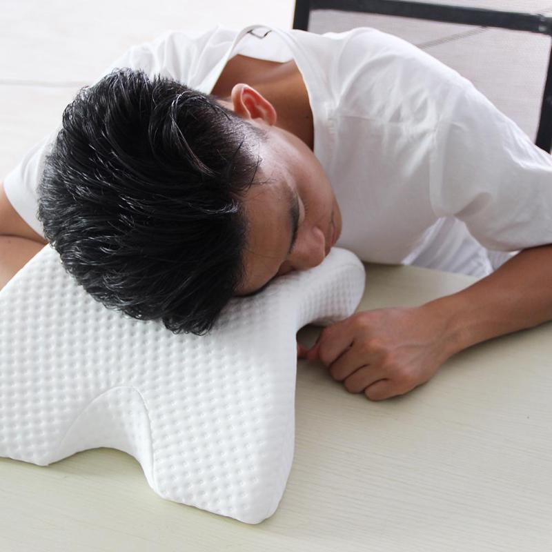 U-Shaped Orthopedic Memory Foam Pillow – Neck & Arm Support for Side Sleepers