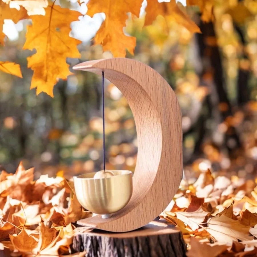 Wooden Doorbell Wind Chime – Decorative Hanging Bell for Home Dealprice.co.uk