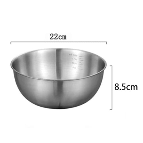Stainless Steel Bowl Set –, Multipurpose Kitchen Use Bowls (Set of 4)