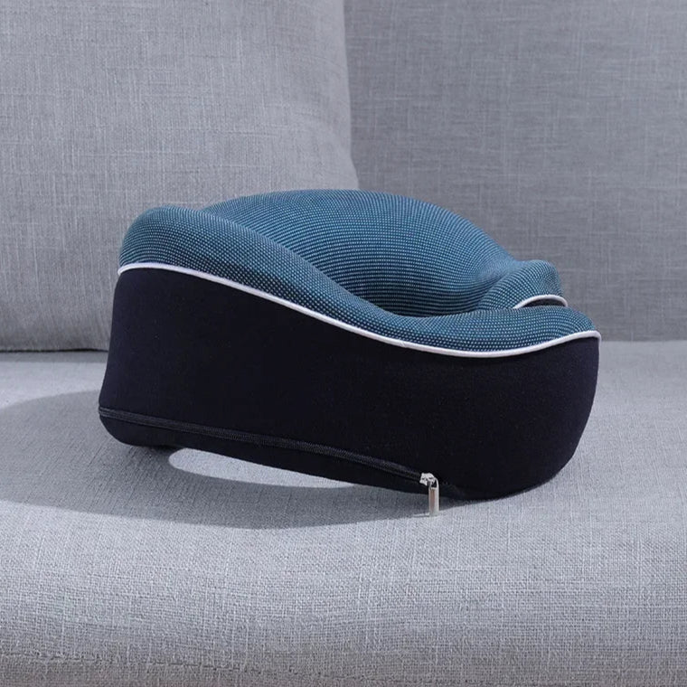 Memory Foam U-Shaped Travel Neck Pillow for Airplane, Car & Office