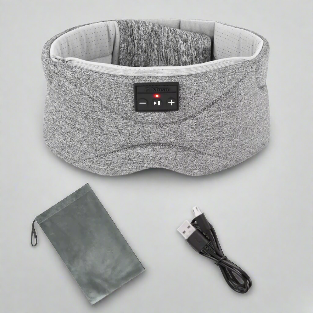 Sleep Mask and Headphones – Ultra-Thin Speakers Mask for Insomnia