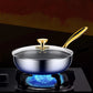 316 Stainless Steel Honeycomb Frying Pan