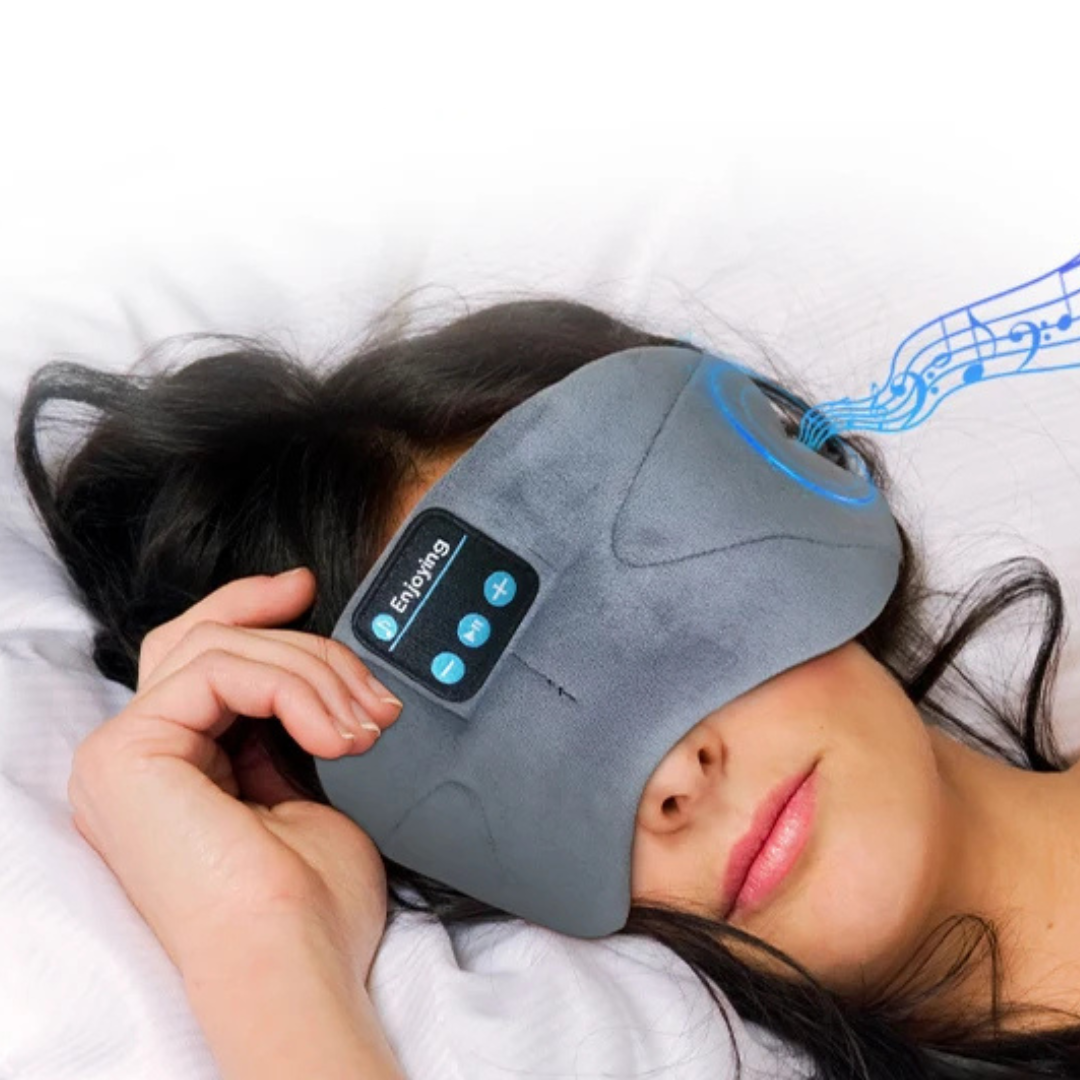 Sleep Headphones Bluetooth Eye Mask – Wireless Sleep Mask with 10+ Hrs Playtime