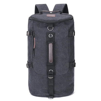 Large Capacity Travel Duffle Backpack – Durable Canvas Rucksack for Men Dealprice.co.uk