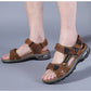 Men’s Leather Roman Sandals – Summer Outdoor Gladiator Beach Shoes