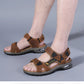 Men’s Leather Roman Sandals – Summer Outdoor Gladiator Beach Shoes