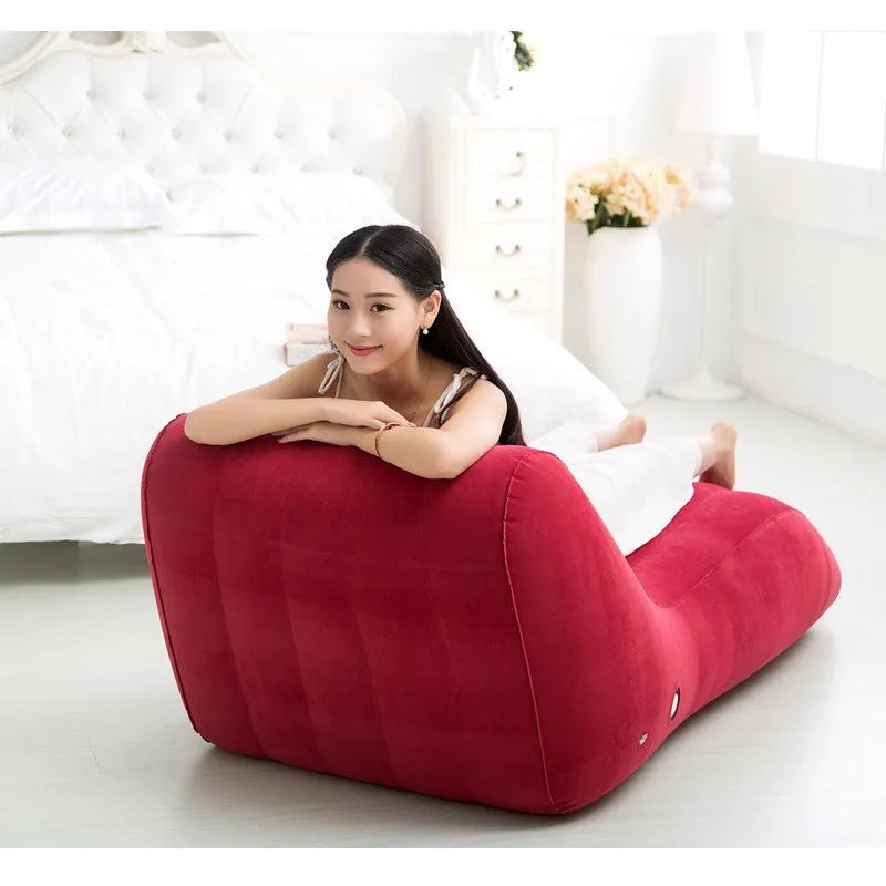S-Type Inflatable Recliner Sofa – Comfortable & Stylish Lazy Lounge Chair for Indoor & Outdoor Use Dealprice.co.uk