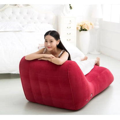 S-Type Inflatable Recliner Sofa – Comfortable & Stylish Lazy Lounge Chair for Indoor & Outdoor Use Dealprice.co.uk