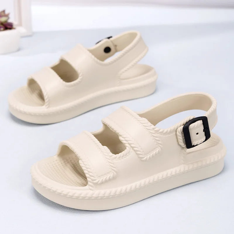 Women’s Breathable Uppers and Skid-proof Soles – EVA Buckle Sandals