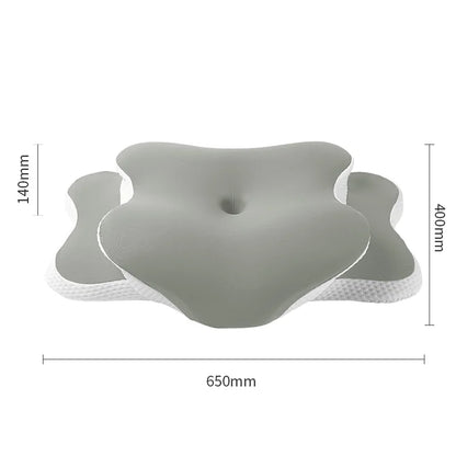 Ergonomic Memory Foam Neck Pillow  For Side/Back/Stomach Sleepers
