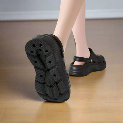 Women's Platform Non-Slip Garden Sandals – Summer Hollow Out EVA Clogs