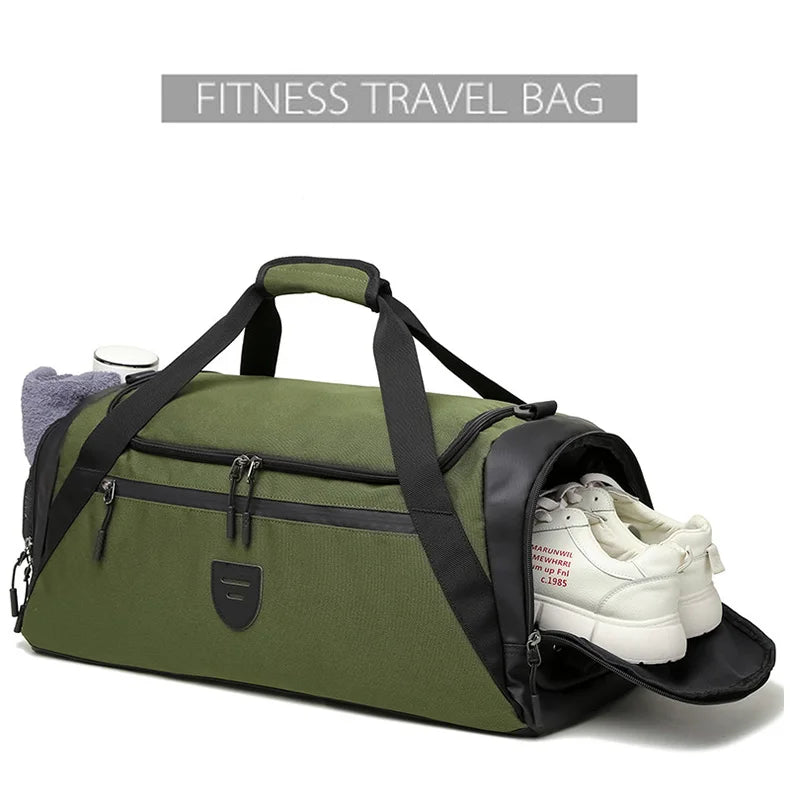 Gym Bag Dry Wet Separate Duffel Bag with Shoe Compartment