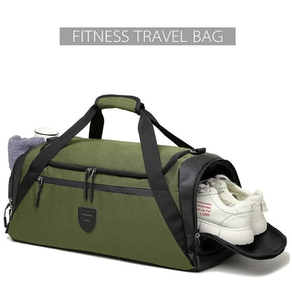 Gym Bag Dry Wet Separate Duffel Bag with Shoe Compartment