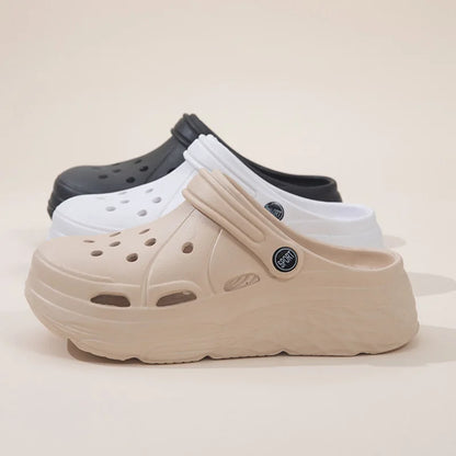 Women's Platform Non-Slip Garden Sandals – Summer Hollow Out EVA Clogs