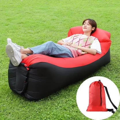 Portable Inflatable Air Sofa Bed – Waterproof & Lightweight Lounger for Beach, Camping & Outdoor Relaxation Dealprice.co.uk