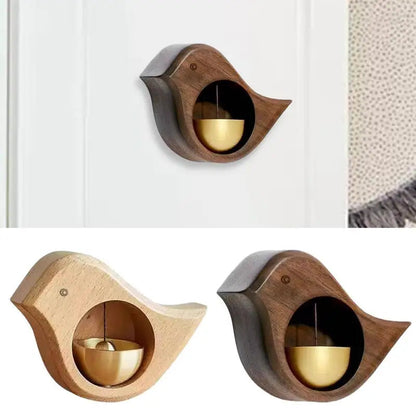 Magnetic Wooden Bird Doorbell Chime – Elegant Wind Chime for Home Dealprice.co.uk