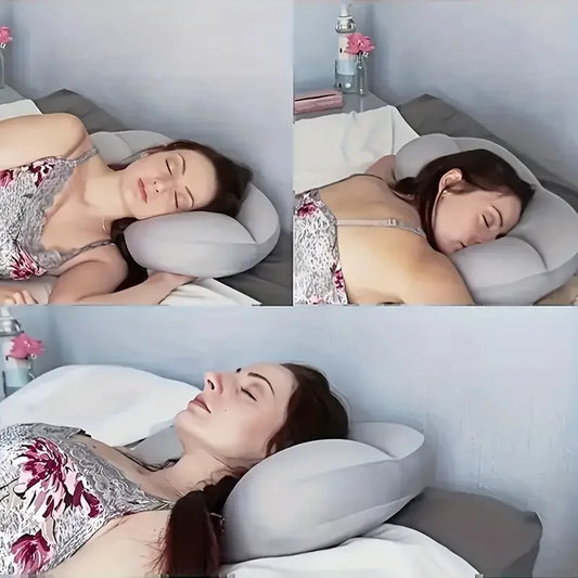Ergonomic Memory Foam Pillow  – Breathable Cervical Support for Deep Sleep