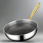 Ultimate Heat Control & Non-Stick Power – 316 Stainless Steel Honeycomb Frying Pan