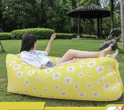 Portable Inflatable Air Sofa Bed – Waterproof & Lightweight Lounger for Beach, Camping & Outdoor Relaxation Dealprice.co.uk